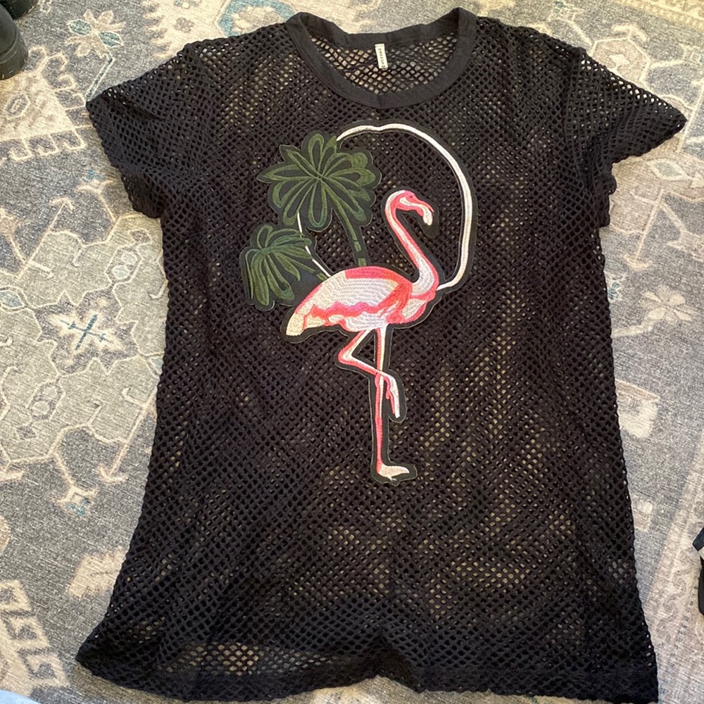 NWOT Emma & Sam flamingo coverup